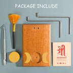 ZenBless Palo Santo and Sage Holder Natural Wood Incense Burner Holder for Palo Santo & Sage Smudge Sticks, Lasting Burning Sage Holder for Burning Bowl, Ideal for Spiritual Meditation Gift