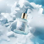 COCORRÍNA Reed Diffuser - Antarctic 6.7 Fl.oz Reed Diffuser Set with 8 Sticks & Preserved Baby's Breath, Reed Diffuser for Home Bathroom Shelf Decor