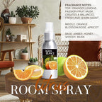 Fragrant Room Spray, Lavender, Vanilla, Citrus, 3 x 3.4 fl oz, Air Fresheners Odor Eliminator for Home, Bathroom, Concentrated Room Spray