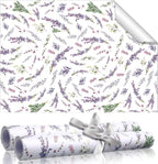 BBTO 20 Sheet Fragrant Drawer Liners for Dresser Scented Cabinet Paper Liners for Shelves 15.8 x 22 Inches Non Adhesive Drawer Paper Mats for Home Shelf Close (Lavender)