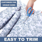 Eersida 20 Sheets 14 x 19.5 Inch Scented Drawer Liners for Dresser Non Adhesive Fragrant Drawer Liners Paper for Bedroom Kitchen Cabinet Home Shelf Closet(Classic Flower)