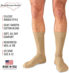 Cotton Dress Socks for Men – Comfortable Men’s Executive Socks – Classic Mid-Calf Dress Socks by Boardroom Socks