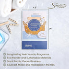 Simplicity Scents Laundry Basket Scented Sachets Pack of 6, Everyday - Long-Lasting Scented Bags, Home Fragrance, Air Freshener & Deodorizer for Closet, Room, Drawer, or Cars, Made in USA
