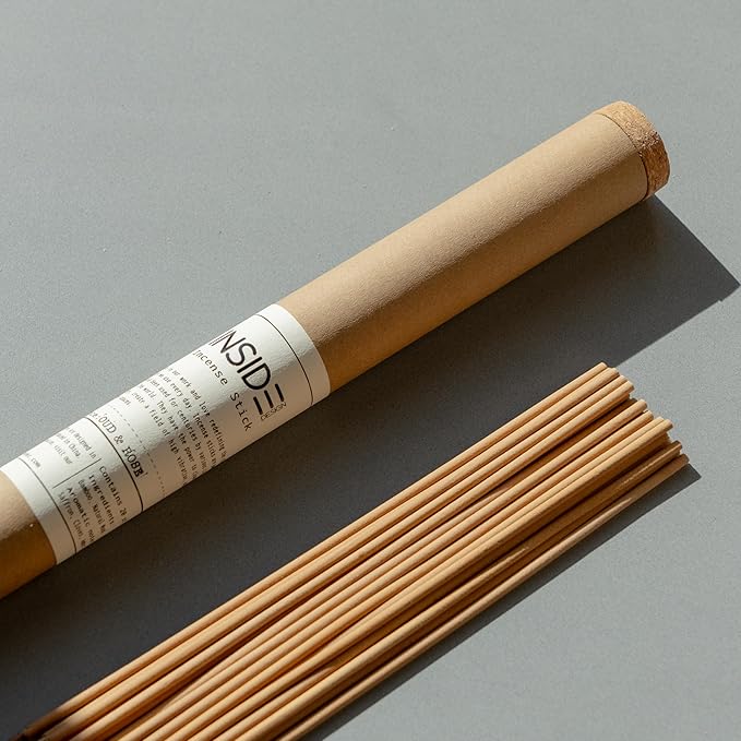 Oud & Rose Incense Sticks – 11 Inch Bamboo and Natural Wood Blend – Clean-Burning, Low Smoke – 1 Hour Burn Time – 20 Sticks.