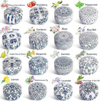 Scented Candles Gifts Set 16 Pack Soy Wax Travel Tin Jar Candles for Home 2.5 OZ for Mom for Christmas, Birthday, Thanksgiving, Mother's Day