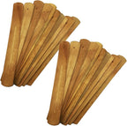 TRENDBOX 20pcs Handmade Plain Wood Wooden Incense Stick Holder Burner Ash Catcher Natural Design Buddhist