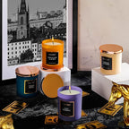 HomeLights Scented Candle Gift Set, Natural Soy Wax Candles, 4 Pack Long Lasting Up 140 Hours, Aromatherapy Candles for Women Men Birthday Thanksgiving Christmas