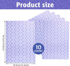 10 Sheets Drawer Liners for Dresser Scented Drawer Liners Non Adhesive Scented Paper for Fragrant Home Shelf Closet(Lavender,Fresh Pattern)