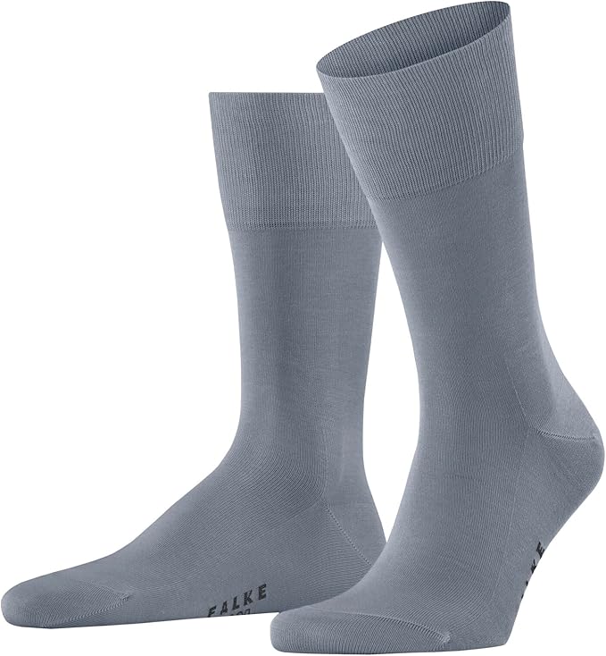 FALKE Men's Tiago Dress Socks, Sustainable Cotton, Crew, 1 Pair