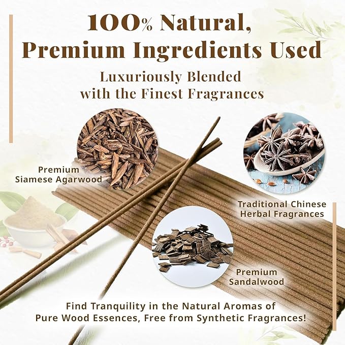 Hasegawa 永遠の今 悠々 | Low Smoke Japanese Incense Sticks | Tranquil Agarwood & Sandalwood Blend | 5.3-inch, 30-Minute Burn, No Synthetic Fragrances, 100g Pack