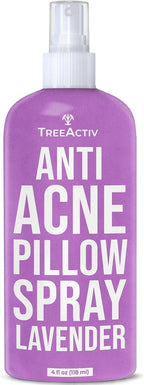 Anti-Acne Pillow Spray, 4 fl oz, Lavender Sleep Spray, Pure Lavender Essential Oil Air Freshener, Pillow Linen Spray for Bedding, Aromatherapy, 1000 Sprays