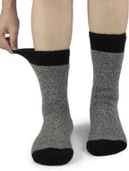 BomKinta Thermal Socks Men - Winter Warm Socks for Cold Weather Crew Socks - Cozy Soft Thick Christmas Boot Socks Size 7-11