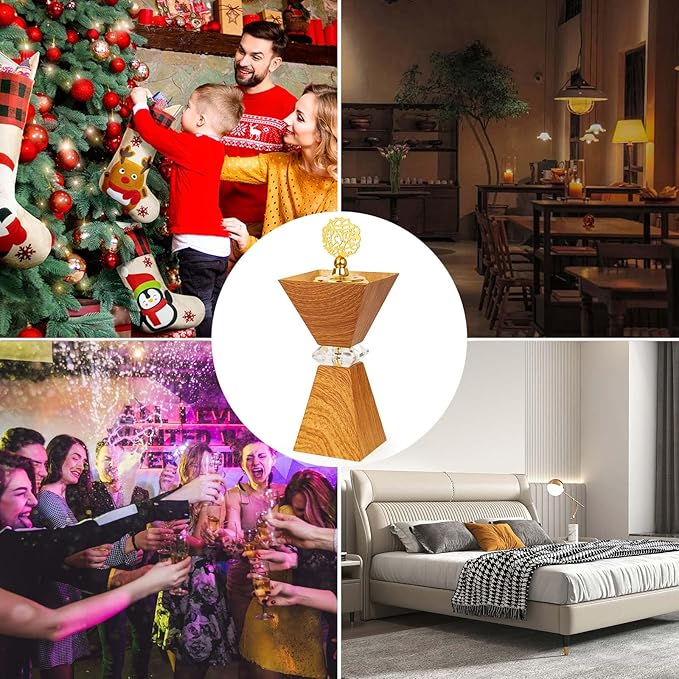 Bakhoor Burner, Charcoal Incense Burner, Frankincense Metal Incense Holder for Yoga, Spa Aromatherapy, Office & Home Decor Gifts Tan 10.2" Inches Tall