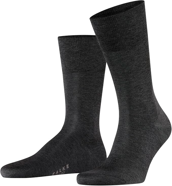 FALKE Men's Tiago Dress Socks, Sustainable Cotton, Crew, 1 Pair