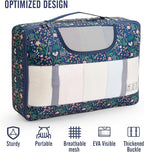 Veken 10 Set Packing Cubes for Travel Essential, Suitcase Organizer Bags in 4 Sizes, Carry-On Luggage Accessories with Large Laundry & Hanging Toiletry Bag, Must-Have for Airplane, Road Trip & Camping