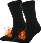 BomKinta Thermal Socks Men - Winter Warm Socks for Cold Weather Crew Socks - Cozy Soft Thick Christmas Boot Socks Size 7-11