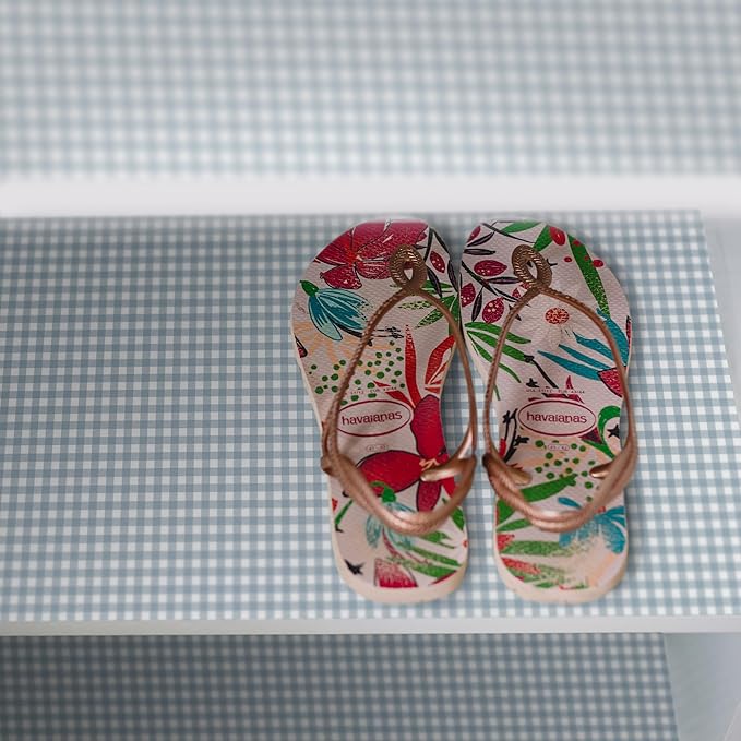 Fragrant Fresh Linen SCENTED DRAWER LINERS in a DUCK EGG BLUE GINGHAM Design | Pack of 5 Sheets | Contains Essential Oils | MADE IN THE UK.