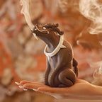 Pakoc This Handcrafted Ceramic Lotus-Patterned backflow Incense Burner is Ideal for Meditative Home Decor. The 5.9-inch Smoke Waterfall Effect is Perfect for a Tea Room or Study.