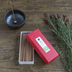 Asayu Japan Incense Sticks Juniper Scent (40gr) for Evening Meditation, Relax or Yoga, Made in Japan Traditional Smoke Type Incense