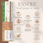 Upeace-Organic-Non-Toxic-Incense-Sticks-Variety Pack (131 Agarbatti Sticks) | 75 Minutes Long Lasting Burn with Natural Cinnamon, Eucalyptus, Vetiver, Vietnamese Mixture Herbs