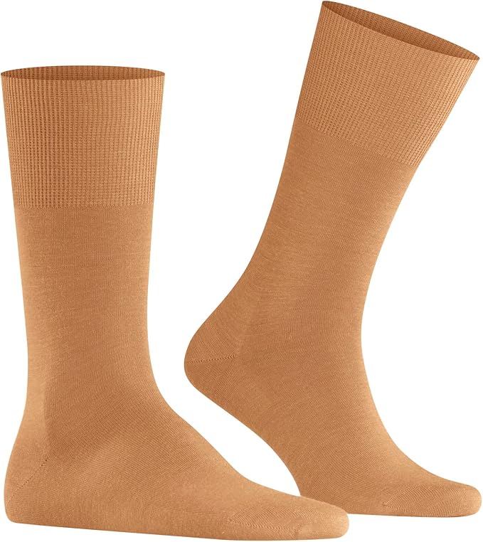 FALKE Men's Airport Dress Socks, Premium Merino Wool Cotton Blend, Sustainable Luxury, Eco-Friendly Business Casual, 1 Pair