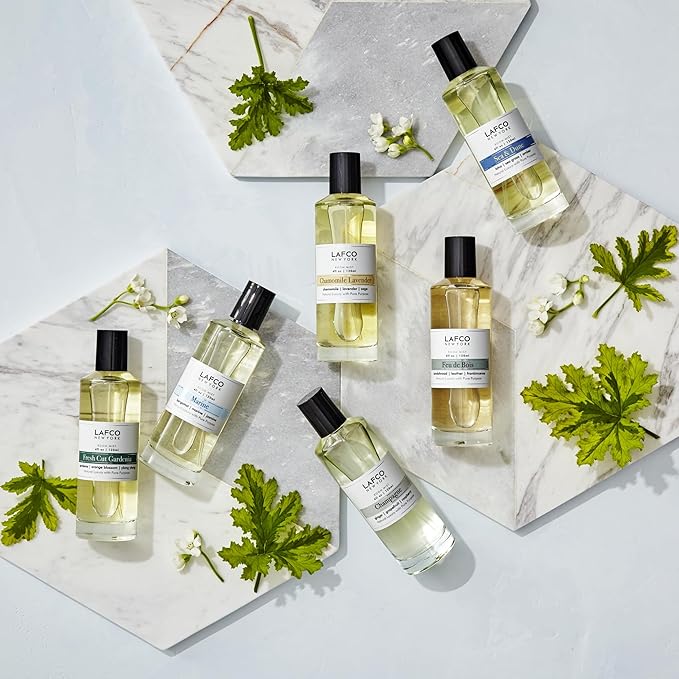 LAFCO New York Odor Removing Room Mist, Fresh Cut Gardenia - 4 oz - Eliminates Unpleasant Scents & Provides Luxurious Fragrance - Up to 750 Pump Sprays Per Bottle - Made in the USA