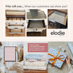 Shelf Paper - 14" x 19.5" (Royal Damask) English Rose Scented Drawer Liners for Dresser, Bedroom & Bathroom - Non-Adhesive Drawer Liner Paper - 6 Sheets