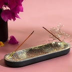 Incense Holder for Sticks Hand Carved - Tree of Life - Incense Burner/Ash Catcher- Handmade Wooden Insence Tray – Modern Gift Home/Room/Kitchen Décor 11x4x1.5 Inch