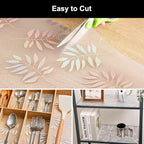 Cooyes Shelf Liner – Premium Non-Adhesive Cabinet & Drawer Liner for Kitchen – Waterproof Shelf Paper with Modern Pattern – Durable EVA Cabinet Mat – Easy to Cut