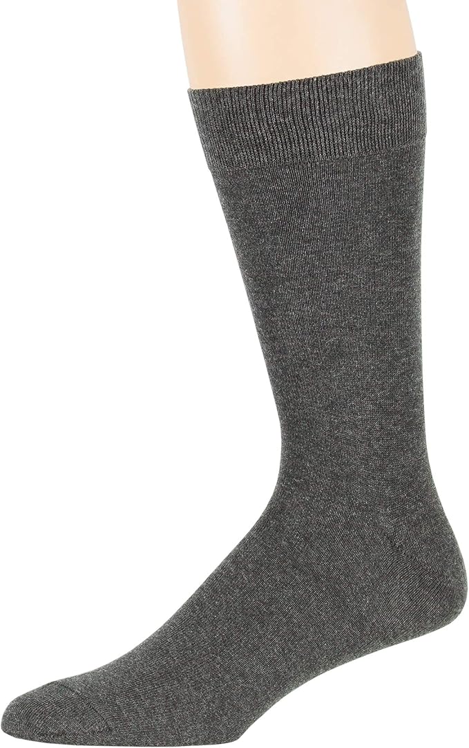 7BigStars Mens Dress Socks – 6 Pairs Crew, Soft Stay Up, Cotton Comfort for Business, Office, Big and Tall, Breathable