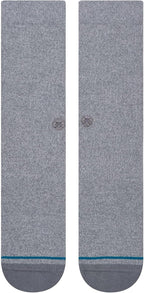 Stance Icon Classic Casual Crew Socks 3-Pack, Cotton Blend and Cushioning Arch Support