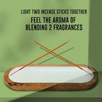 Hand Painted White Incense Holder,Wooden Incense Burner,Ash Catcher, Incense Tray 11x4x1.5 Inches, Best for Home Fragrance-Aesthetic Room Décor