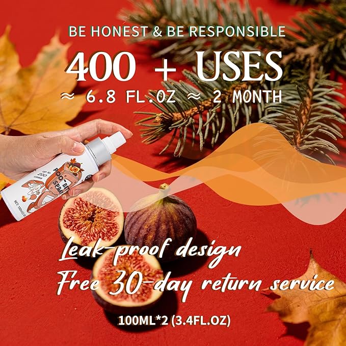 Clean-n-Fresh Toilet Spray, Autumn Air, Bathroom Odor Deodorizer, Air Fresheners for Home and Work, 6.8 Fl.Oz, Up to 400+ Uses