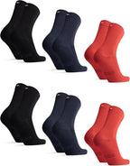 DANISH ENDURANCE Viscose Dress Socks, Premium, Soft, Breathable, Dress Socks for Men & Women, Unisex, 6-Pack