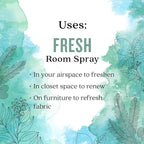 Aura Cacia Fresh Room Spray 8 Fl. oz. - Light Aroma, No Synthetic Fragrances