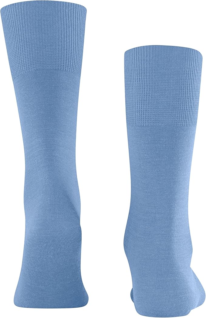 FALKE Men's Airport Dress Socks, Premium Merino Wool Cotton Blend, Sustainable Luxury, Eco-Friendly Business Casual, 1 Pair