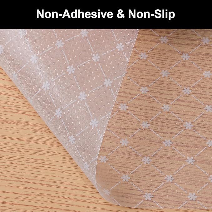 Cooyes Shelf Liner – Premium Non-Adhesive Cabinet & Drawer Liner for Kitchen – Waterproof Shelf Paper with Modern Pattern – Durable EVA Cabinet Mat – Easy to Cut