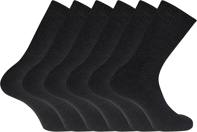 DOCKERS Men's Performance Socks - 3-Pairs and 6-Pairs Athletic and Dress Crew Socks for Men