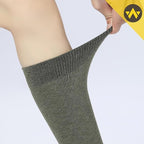 WANDER Men's Dress Socks Cotton Thin Classic Lightweight Socks 6/8 Pairs Solid & Patterned Soft Breathable Socks