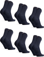 DANISH ENDURANCE Viscose Dress Socks, Premium, Soft, Breathable, Dress Socks for Men & Women, Unisex, 6-Pack