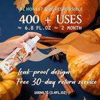 Clean-n-Fresh Toilet Spray 6.8 Fl.Oz, Pumpkin, Bathroom Air Fresheners Spray, Eliminates Bathroom Toilet Odor, for Home or Work, Pumpkin, Cinnamon & Vanilla Scent