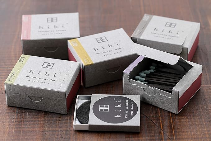 Hibi Box of 30 Incense Matches | Lavender