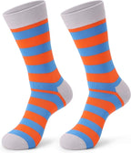 HHX YONLEE Dress Socks 5/6/10 Pairs Crew Argyle Colorful Cotton Novelty Casual Happy Fun