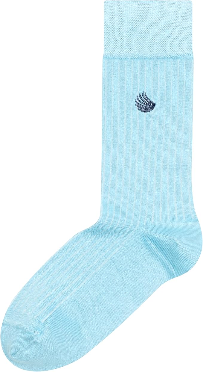 Men’s Dress and Trouser Socks – Premium Rayon Made From Bamboo, Crew Socks (6 pair + Gift box)