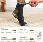 Wool Socks Mens - Extra Thick Winter Warm Merino Thermal Socks for Men