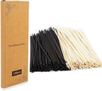 120PCS Reed Diffuser Sticks 7.5in/19CM Diffuser Sticks Diffuser Reeds Replacements Sticks for Home,SPA (Black and Natural)
