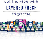 Glade PlugIns Refills Air Freshener, Sea Mist & Cypress, Scented and Essential Oils for Home and Bathroom, 0.67 Fl Oz, 10 Count