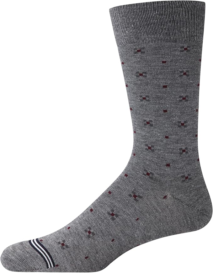 Nautica Mens Dress Socks - 10 Pack Breathable Stretch Crew-Length Work Socks for Men for Business Formal Wear (Sizes: 6-12.5)