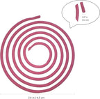 Spiral Incense Rose,24pcs 2HR Coils Incense for Burner