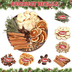 120 Pieces Christmas Potpourri Simmer Pot Simmering Potpourri Bowl Filler Xmas Simmer Pot Kit for Stove Dried Orange Apple Slices Cinnamon Sticks Stovetop for Holiday Xmas Decor